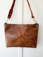 Load image into Gallery viewer, Bighorn Bag in Black and White Hair on Hide