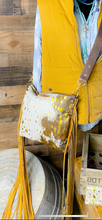 Load image into Gallery viewer, Bighorn Bag Hair on Hide - Gold Extra Long Vintage Fringe