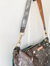 Load image into Gallery viewer, Classic Bighorn Bag XL Black and Silver Hair on Hide