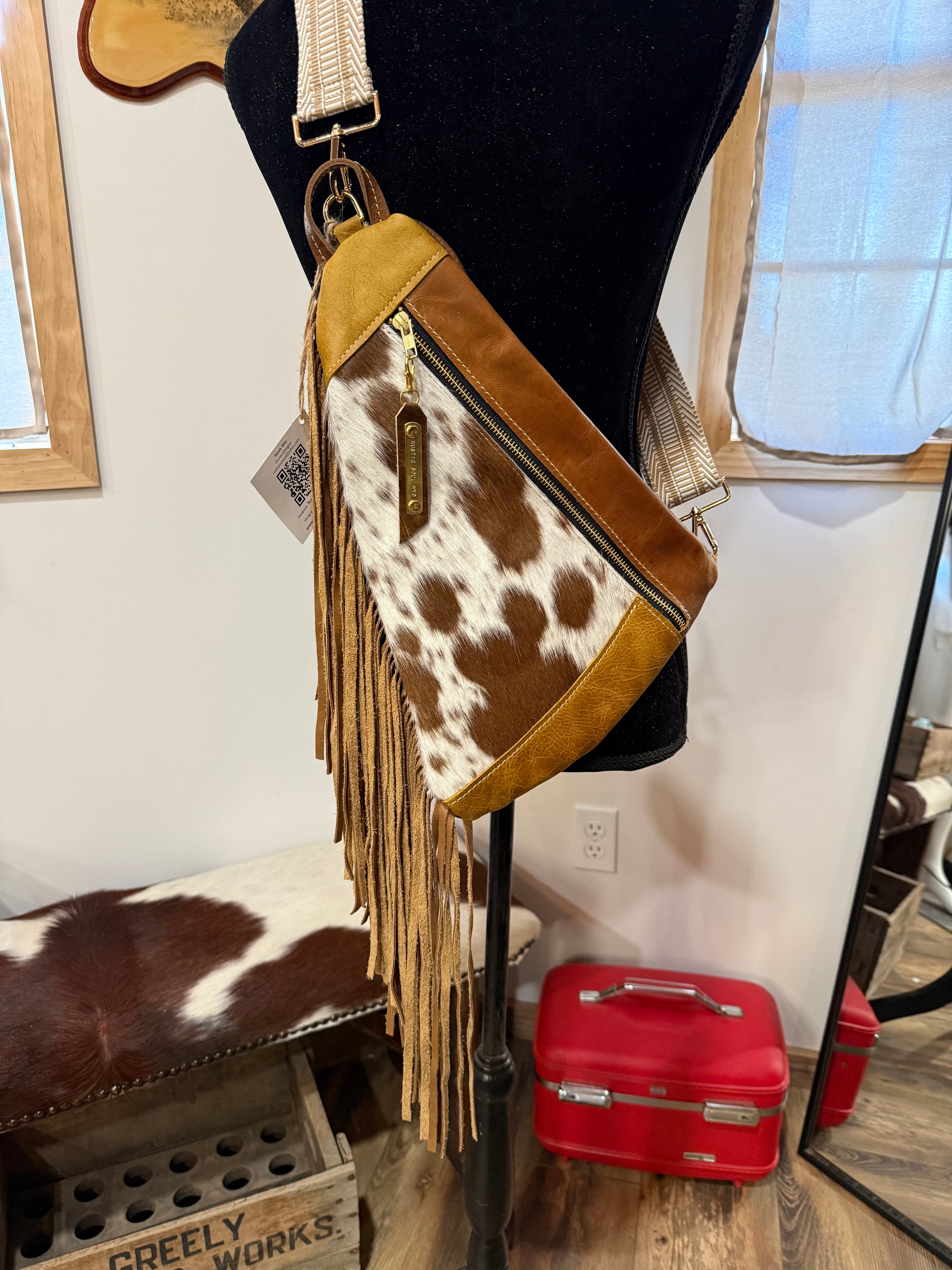 Sheridan Sling Bag with Fringe