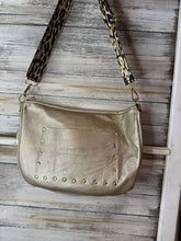 Load image into Gallery viewer, Gold Leather Frannie XL
