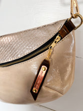 Load image into Gallery viewer, Cream and Light Pink Leather Frannie
