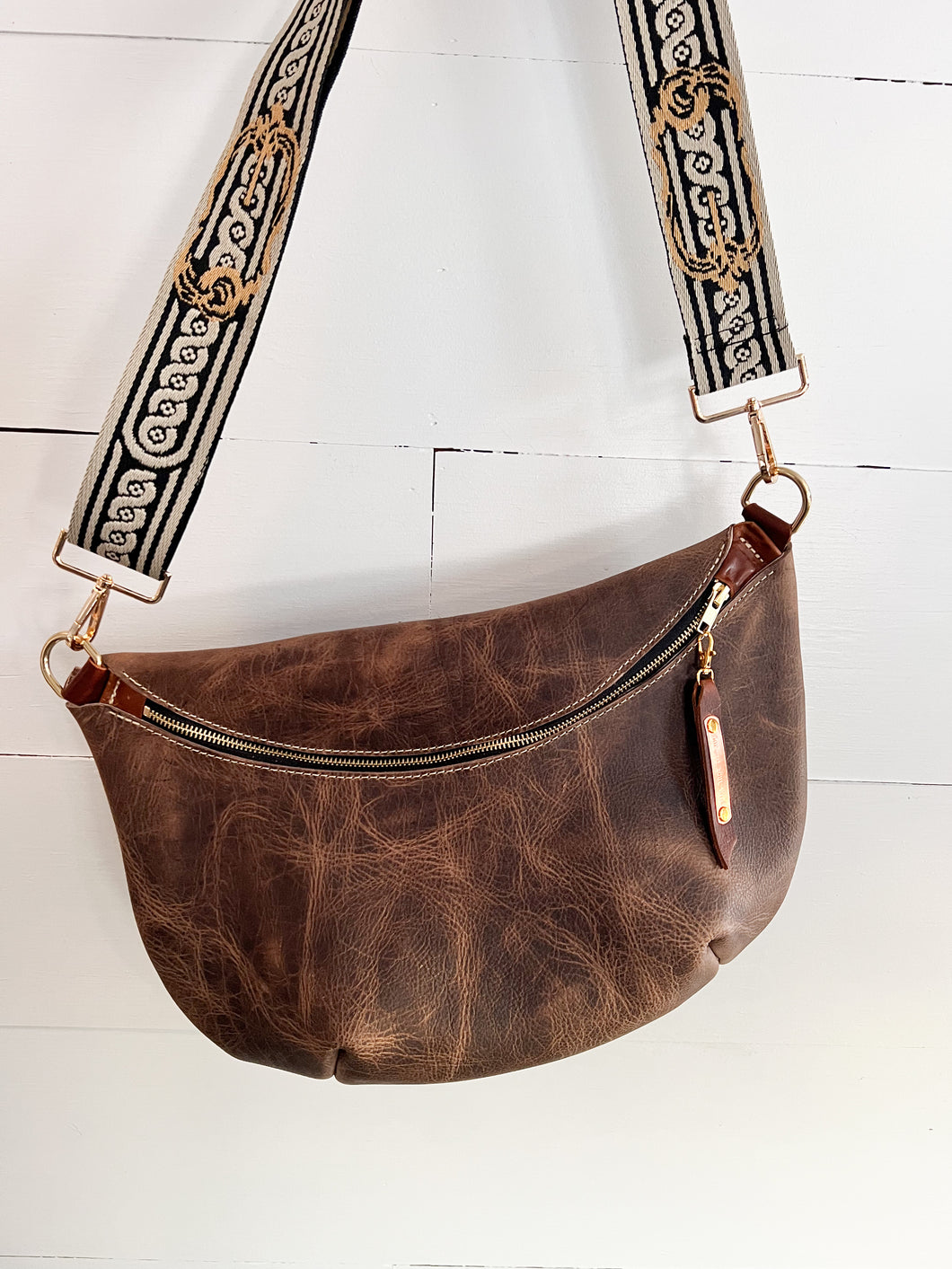 Leather Frannie XL Bag