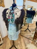 Western Fur & Cowhide Cape