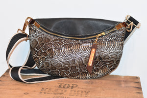 Snake Embossed Leather