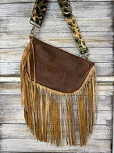 Load image into Gallery viewer, Classic Cowhide Frannie Bag with Fringe
