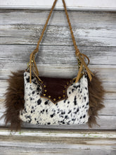 Load image into Gallery viewer, Cowhide and Buffalo Evening Bag
