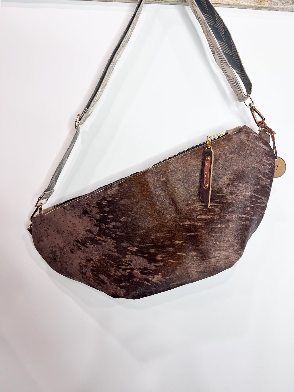 Kaycee Bag Brown Acid Wash