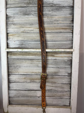 Load image into Gallery viewer, Vintage Leather Western Belt Purse Strap
