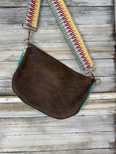 Load image into Gallery viewer, Classic Turquoise Cowhide Frannie Bag
