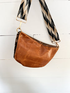 Chocolate Wash Cowhide Bumbag