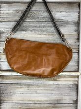 Load image into Gallery viewer, Brown Cayman &amp; Leather Kaycee Bag

