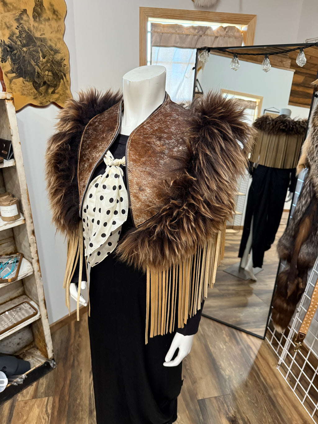 Western Fur & Fringe C a p e