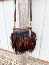 Load image into Gallery viewer, Icelandic Sheep and Python Leather Bag
