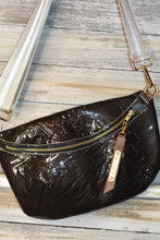 Load image into Gallery viewer, Charcoal Patent Leather Frannie
