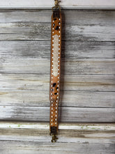 Load image into Gallery viewer, Leather Buckstitch Shoulder Strap
