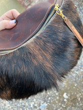 Load image into Gallery viewer, Brindle Hair on Cowhide Frannie
