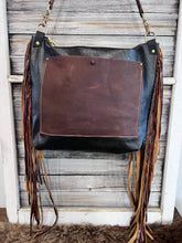 Load image into Gallery viewer, Leather and Cowhide Bighorn XL with Fringe
