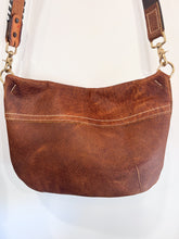 Load image into Gallery viewer, Leather Frannie XL with Vintage Buckstitch Belt Strap
