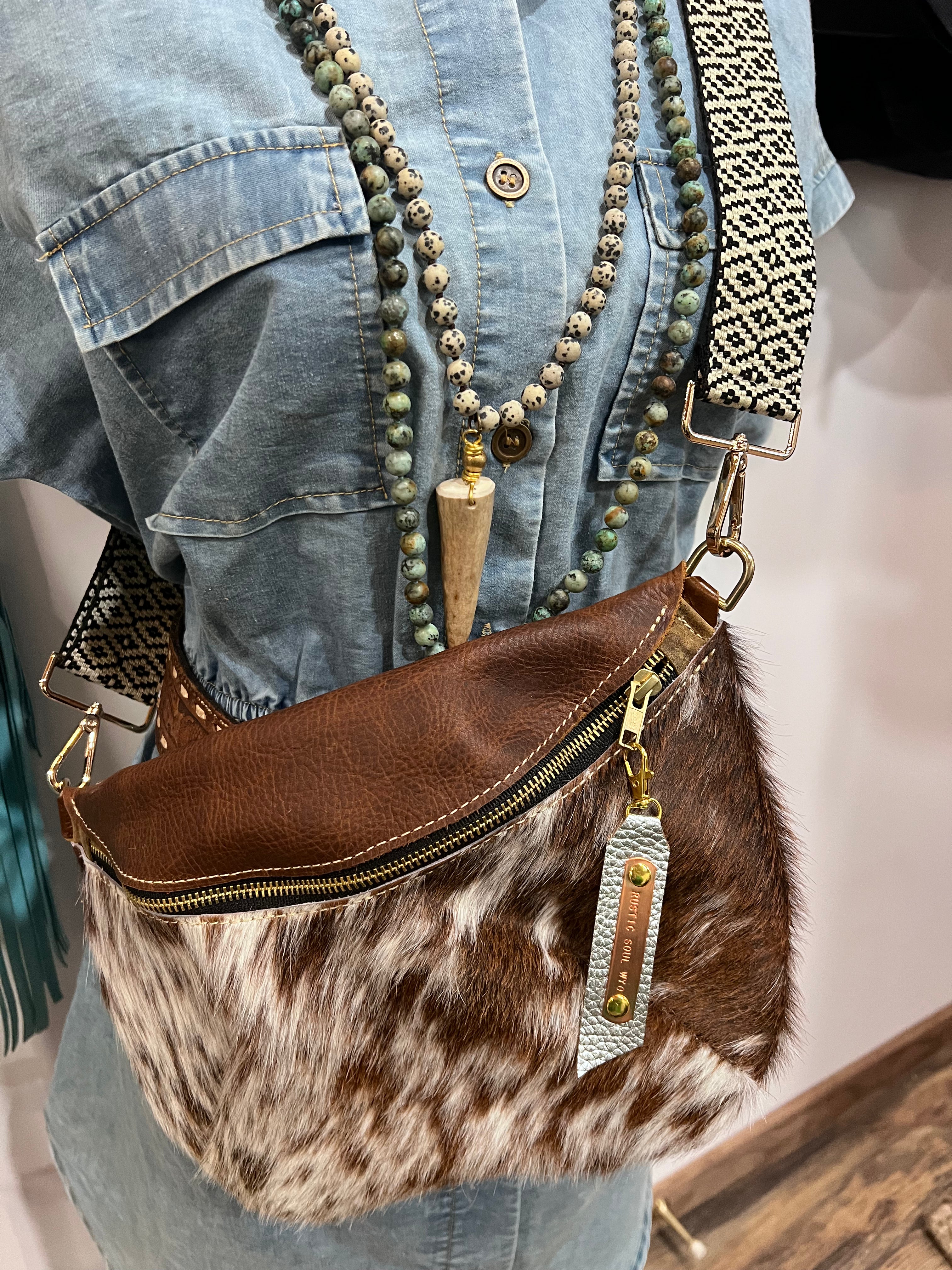 Classic Frannie Brown and White