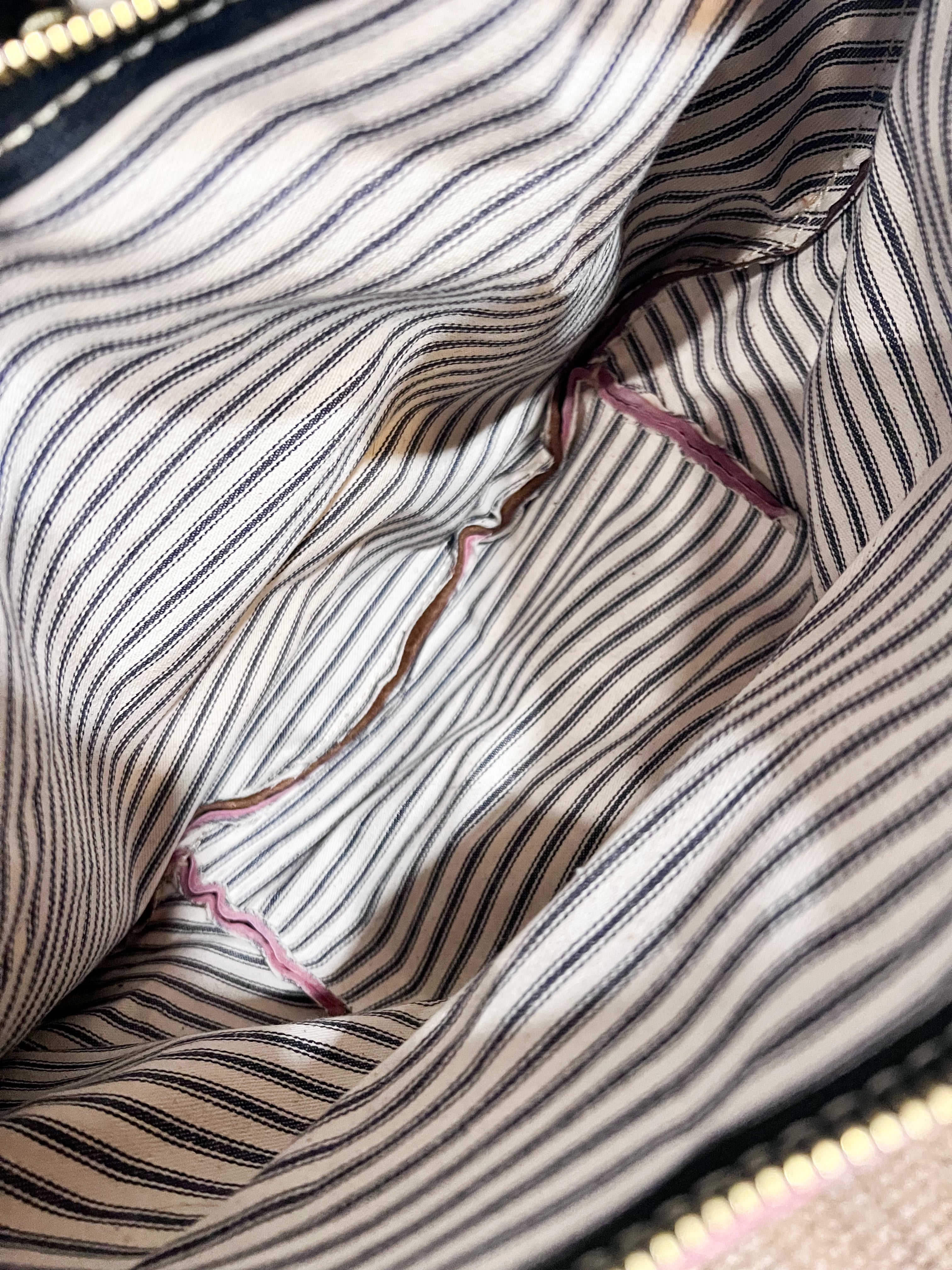 Kaycee Bag Pink Acid Wash with Brown