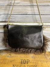 Load image into Gallery viewer, Golden Zebra Buffalo Cheyenne Bag
