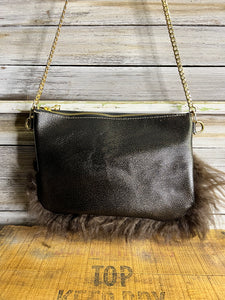 Golden Zebra Buffalo Cheyenne Bag