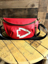 Load image into Gallery viewer, Arrowhead Kansas City Chiefs Leather Handmade Bumbag
