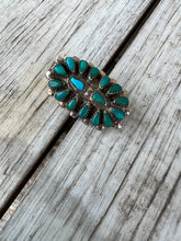 Load image into Gallery viewer, Vintage Zuni Petit Point Turquoise Ring
