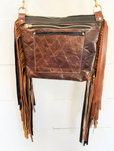 Load image into Gallery viewer, Boho Fringe Cowhide and Leather Classic Bighorn with Concealed Carry
