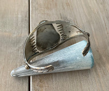 Load image into Gallery viewer, Sterling Silver cuff with Large Turquoise Stone
