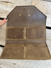 Load image into Gallery viewer, Leather Lined Cowhide Wallet
