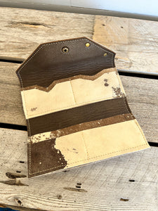 Leather Lined Cowhide Wallet