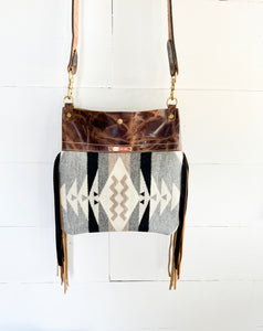 Pendleton and Leather Crossbody