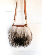 Load image into Gallery viewer, Grey Icelandic Sheep Hair Bag
