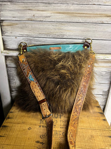 Turquoise Buffalo Bag