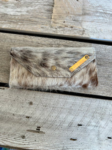 Leather Lined Cowhide Wallet