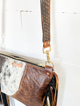 Load image into Gallery viewer, Boho Fringe Cowhide and Leather Classic Bighorn with Concealed Carry
