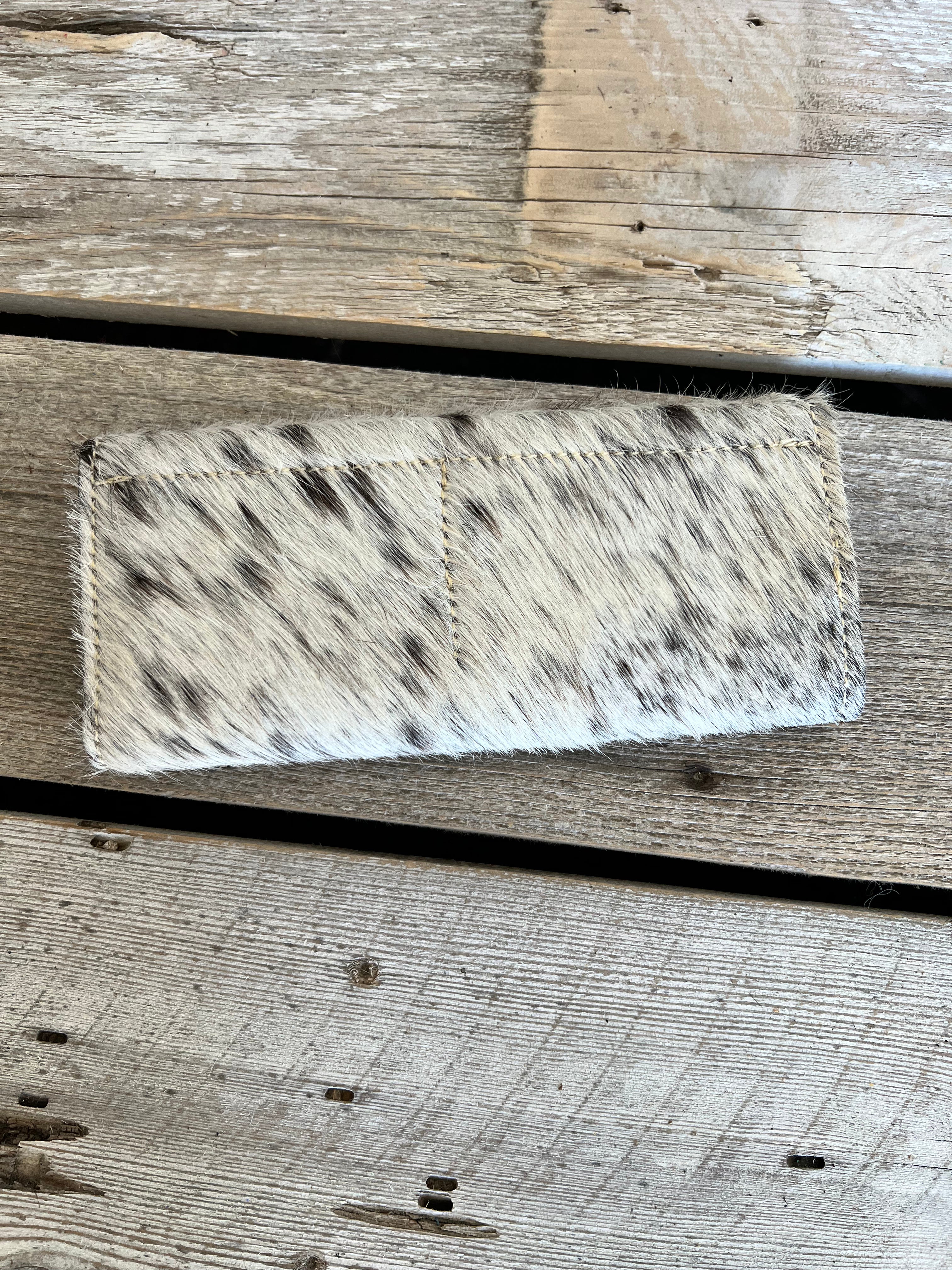 Leather Lined Cowhide Wallet