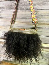 Load image into Gallery viewer, Black and Gold Iceland Wool Crossbody or Bumbag
