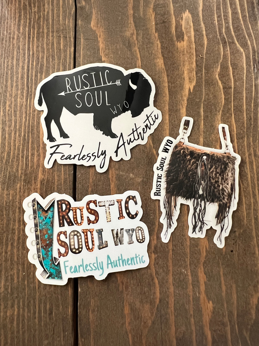 Rustic Soul WYO Sticker 3 pack