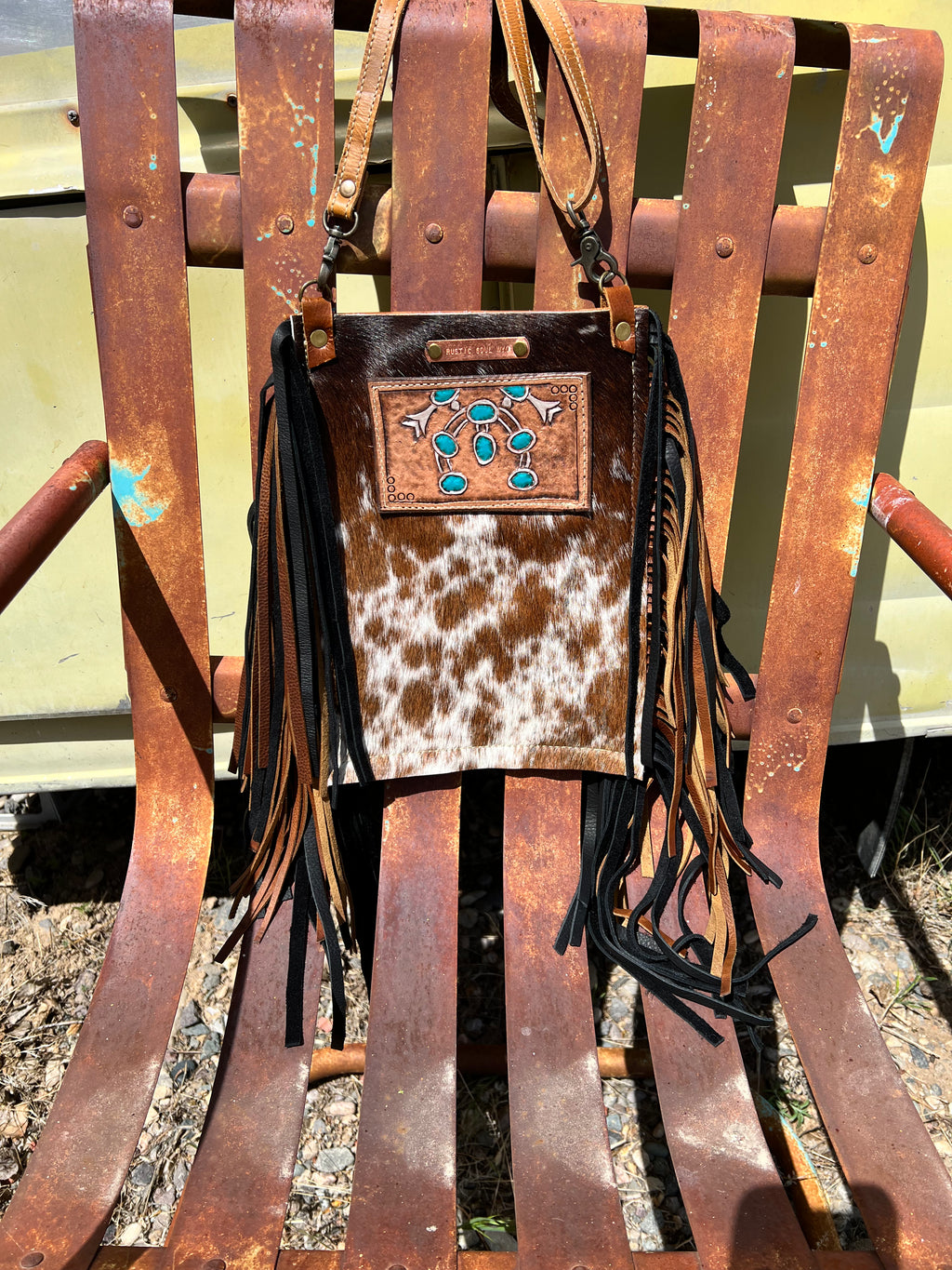 Yellowstone Mini with Hand Tooled Patch